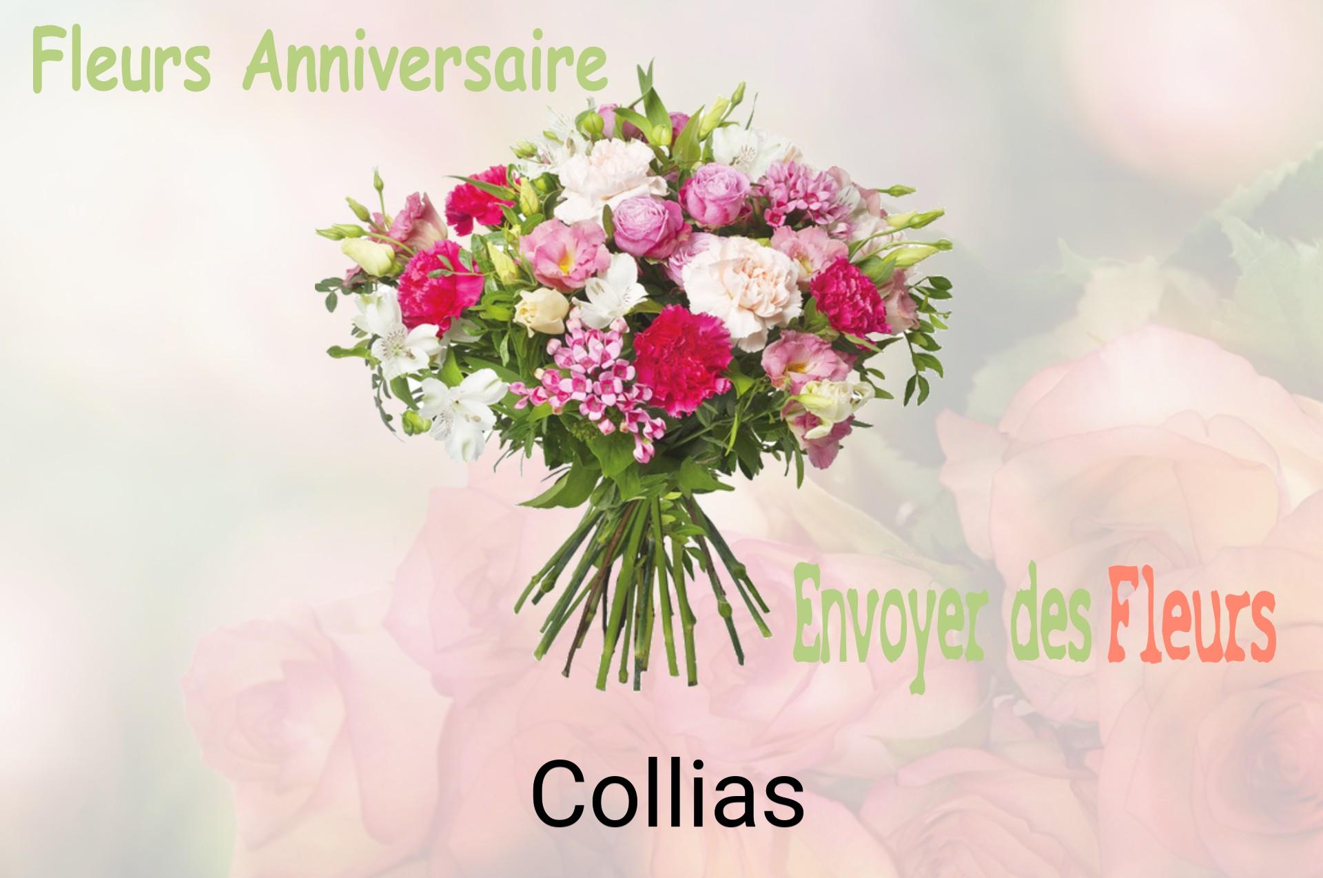 Bouquet de fleurs d’anniversaire livré à Collias